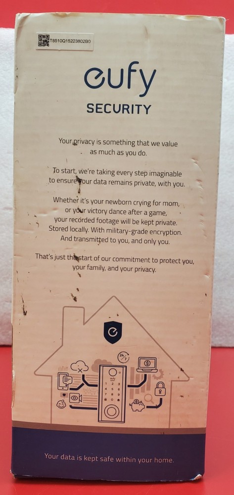 Eufy Security Smart Fingerprint/Bluetooth Touch Lock (T8510) Security Lock