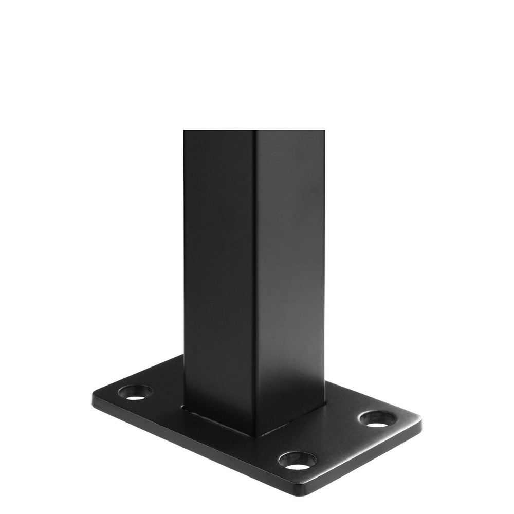 Rust Resistant 36in Cable Railing Post Holeless Mount Bracket Included Black