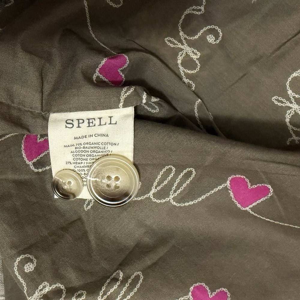 Spell Arizona Blazer Size Medium M / AU 10 / US 6 Check Jacket Oversized Button