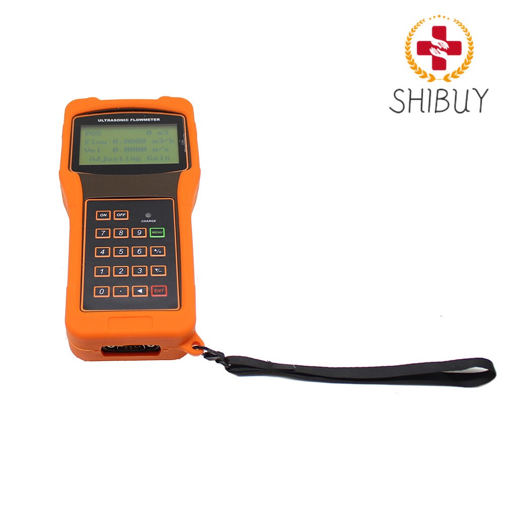 TUF-2000H Handheld Digital Ultrasonic Flowmeter Flow Meter + Standard Sensor