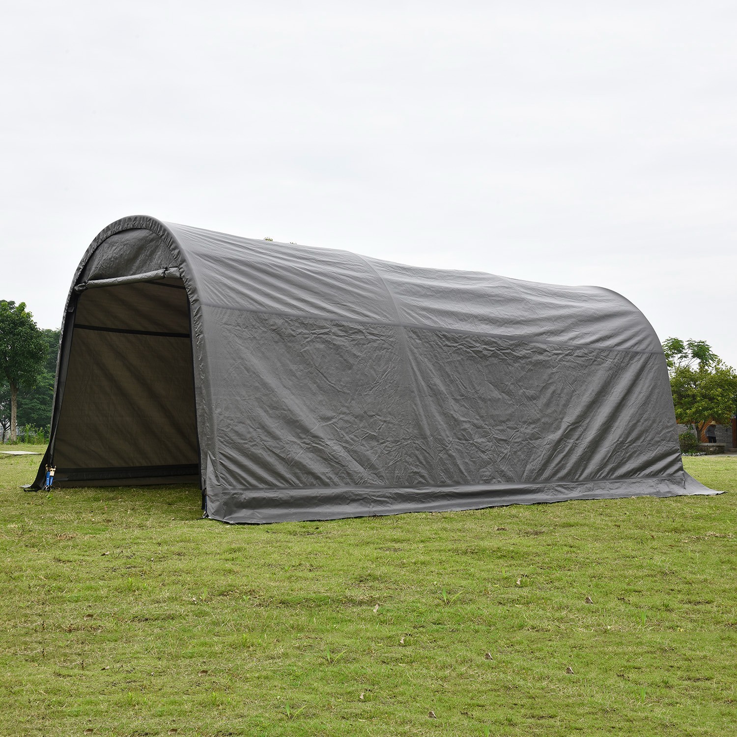 20 x 10ft Carport Heavy Duty Car Tent Garage Canopy Frame & Cover