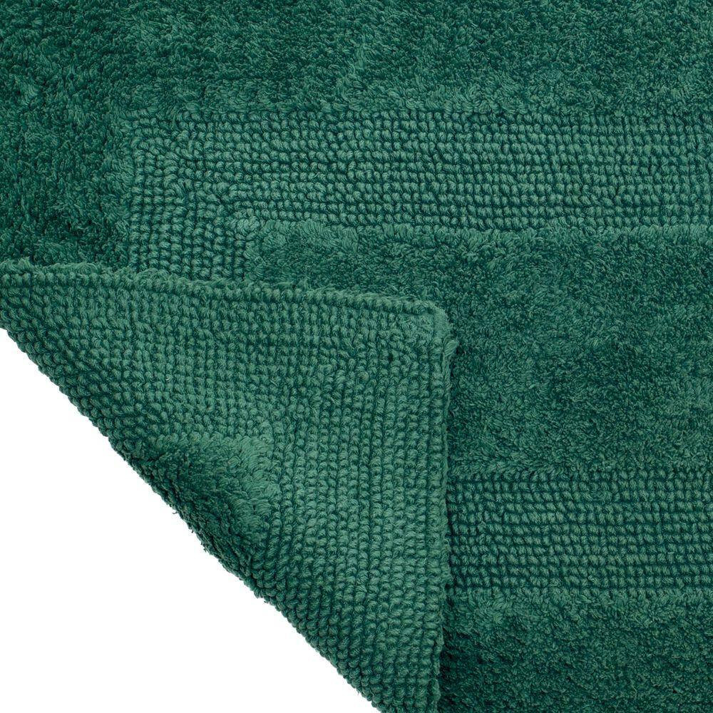 Green 2 Ft. X 5 Ft. Cotton Reversible Extra Long Bath Rug Runner