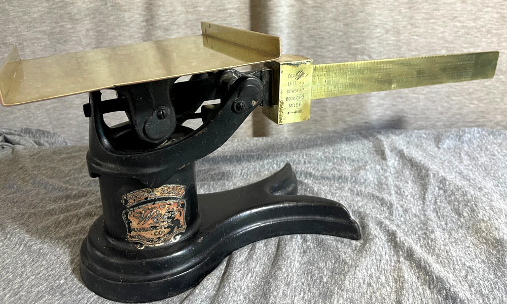 Vintage Weiss Cast Iron & Brass Scale
