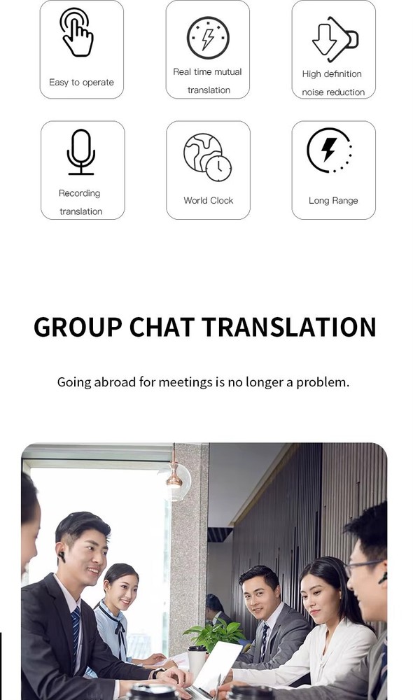 AI Language Translator Device Real-time Smart Instant Voice 150+ Languages