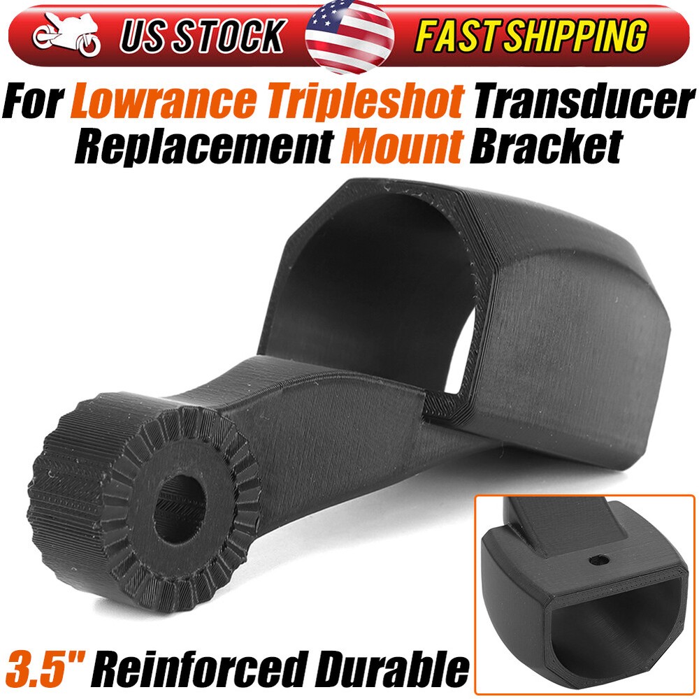 For Lowrance Tripleshot Transducer Replacement Mount Bracket Support Reinforced