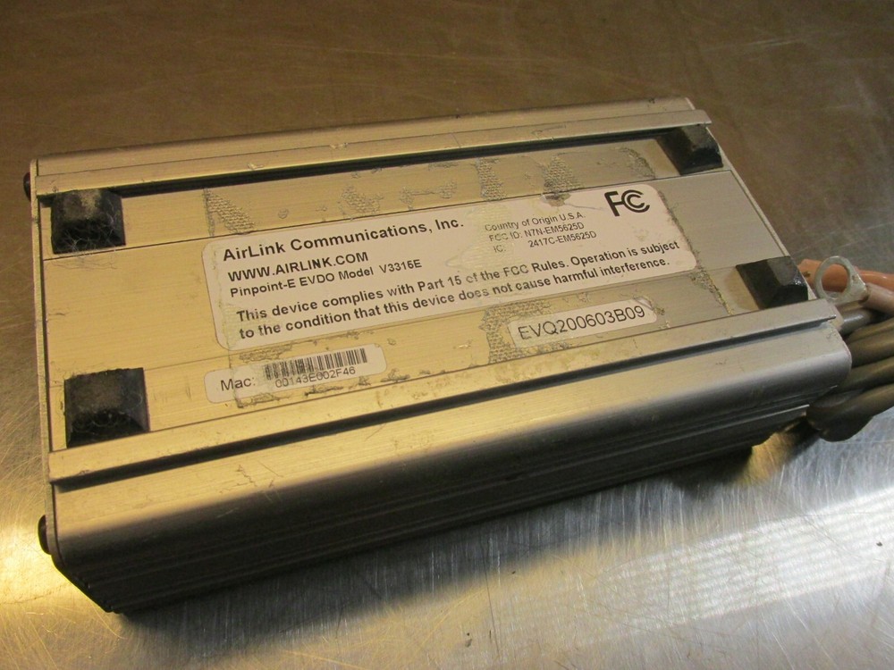 AirLink Communications V3315E PinPoint-E EVDO GPS Modem w Power Harness