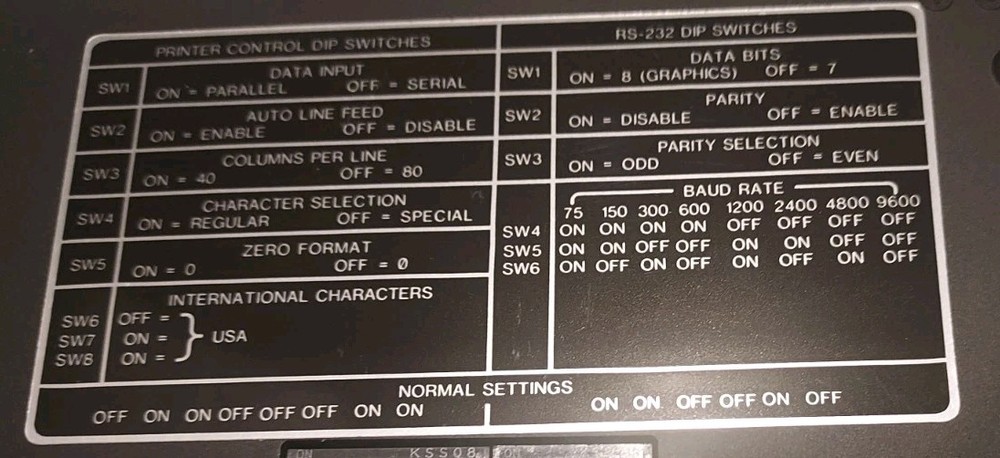 TTC PR-40A PORTABLE THERMAL PRINTER