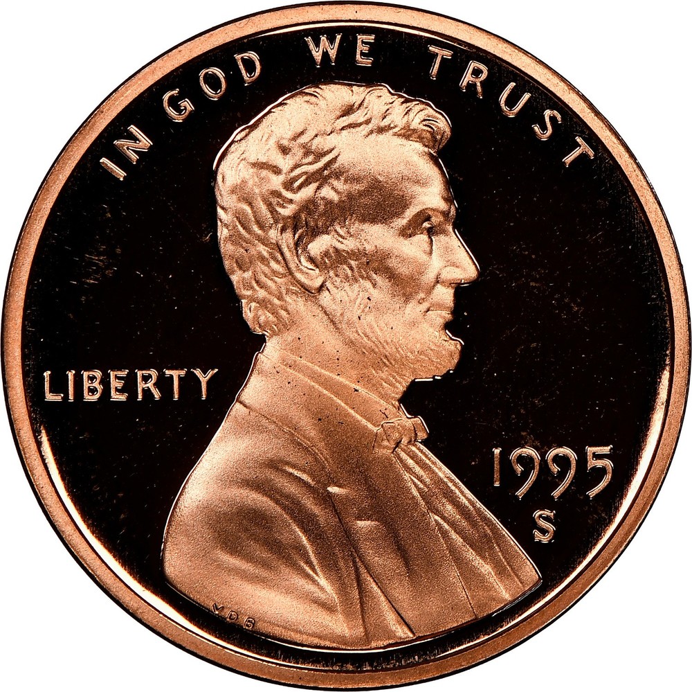 1995-S Proof Lincoln Memorial Cent 1C