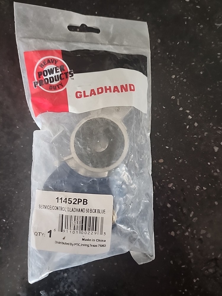 Glad Hands Service / Control  Blue 11452PB