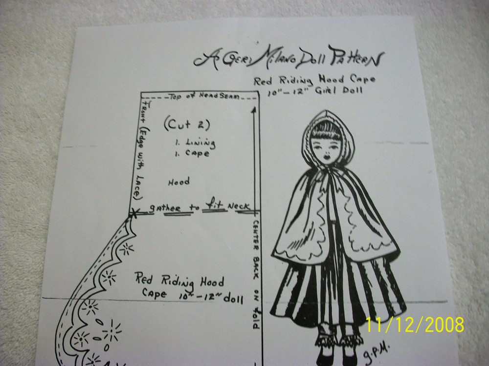 4 GERI MILANO CAPE PATTERNS