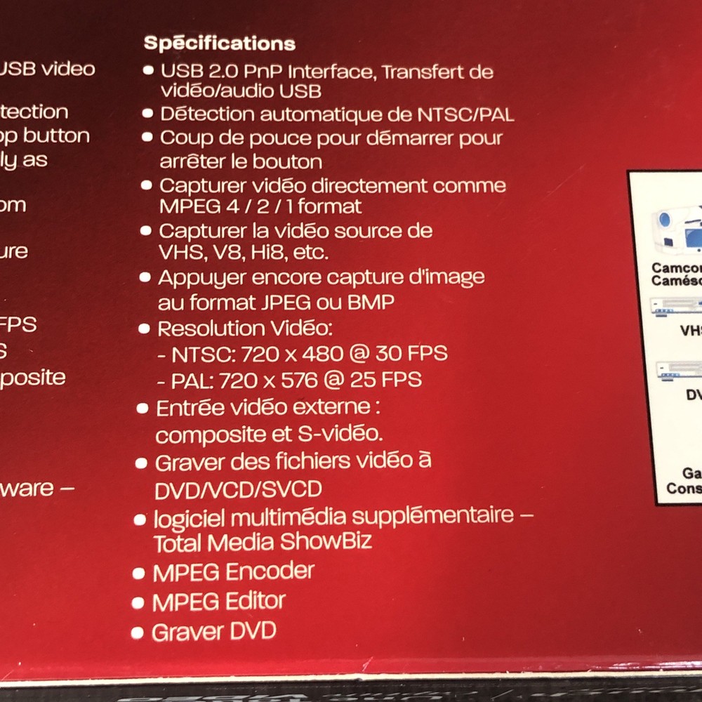 Diamond VC500 One Touch Video Capture Device USB 2.0 - New Open Box