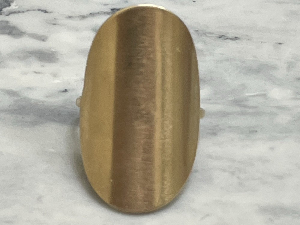 West Texas Handmade Smooth Copper Statement Ring 7 Artisan Boho unique original