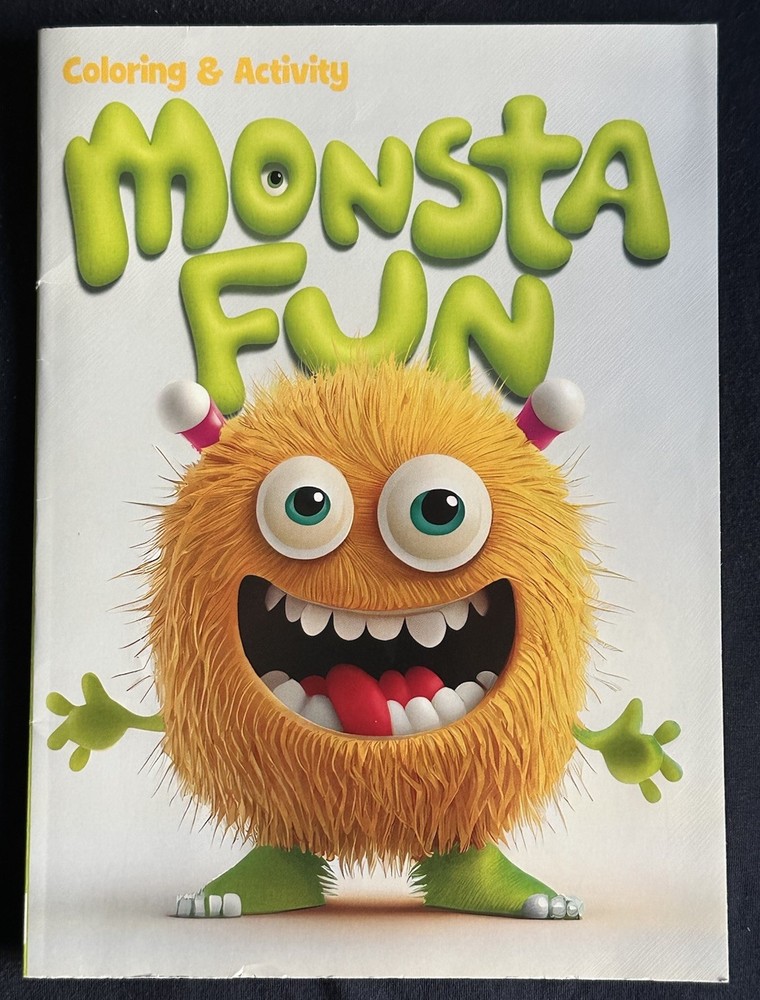 Moneys Fun Coloring & Activity Book Cover Has Minor Damage