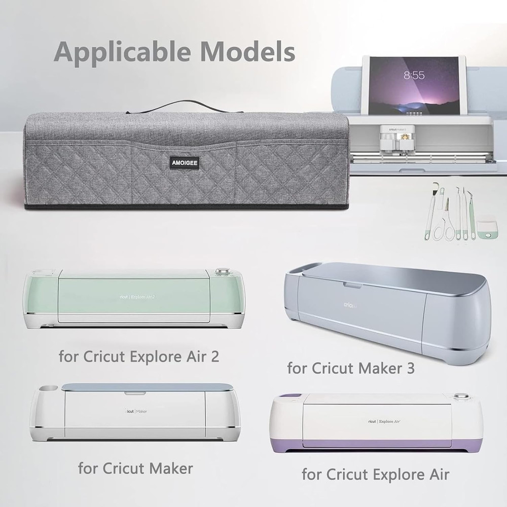 Dust Cover for Cricut Maker 4, Explore 5, Explore Air 2, Maker, Maker 3, Maker C