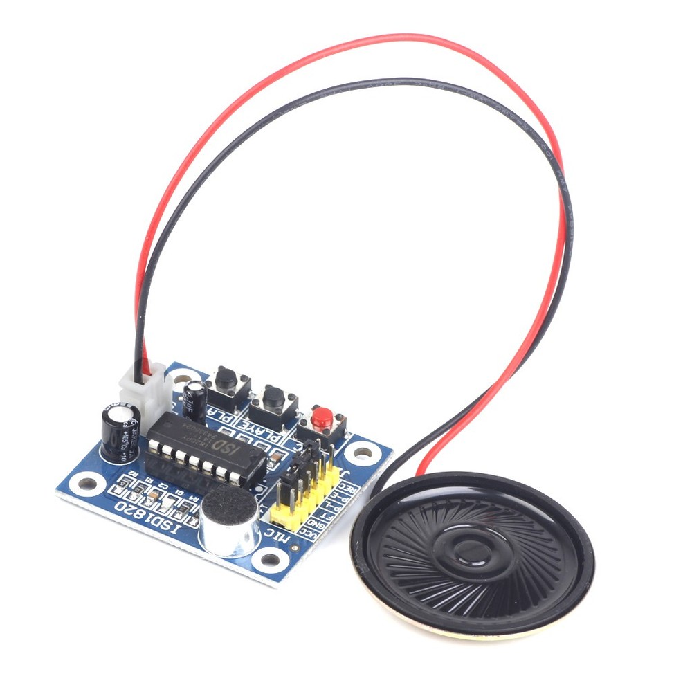 0.5 W Loudspeaker + (ISD1820) Recording Playback Module