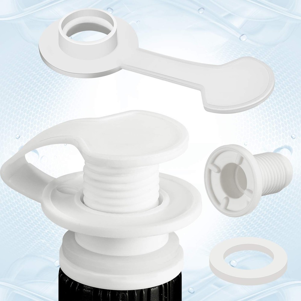 3 Sets Cooler Drain Plug Replacement Triple Snap One Size, White