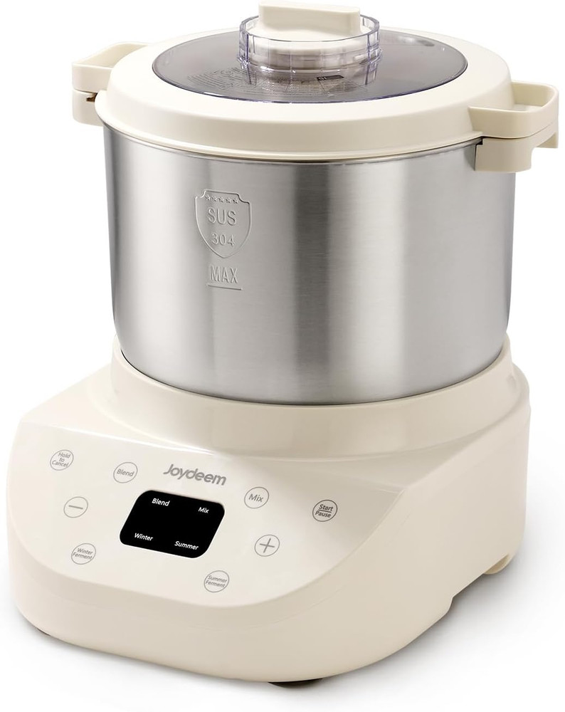 Joydeem Electric Dough Maker, 9.5Qt with Winter & Summer Fermentation, Dual Func