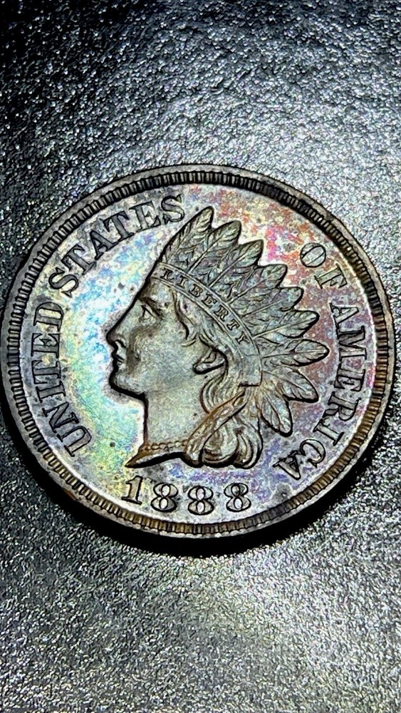 * 1888 * PRISTINE++ GEM PROOF INDIAN HEAD PENNY * MS+ NICE COIN