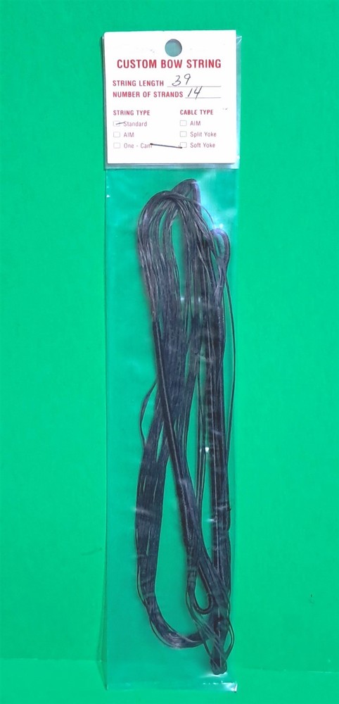 New Bowstrings by Binney Replacement String for Teardrop Cable Bows - 39" 14 str
