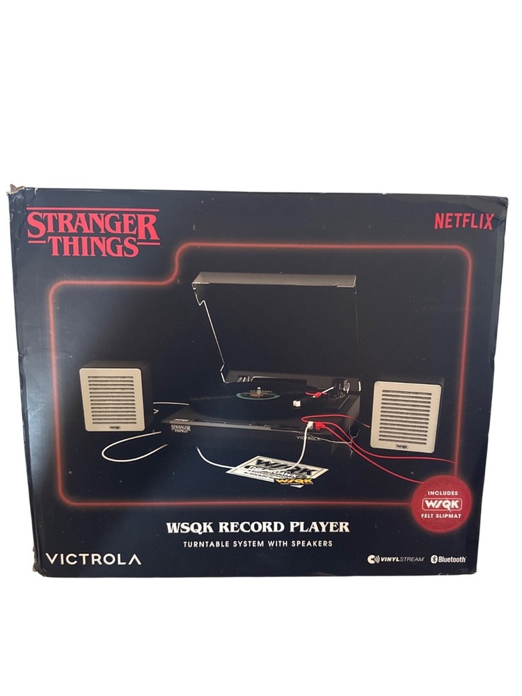 Victrola Stranger Things WSQK Record Player - New, Open Box