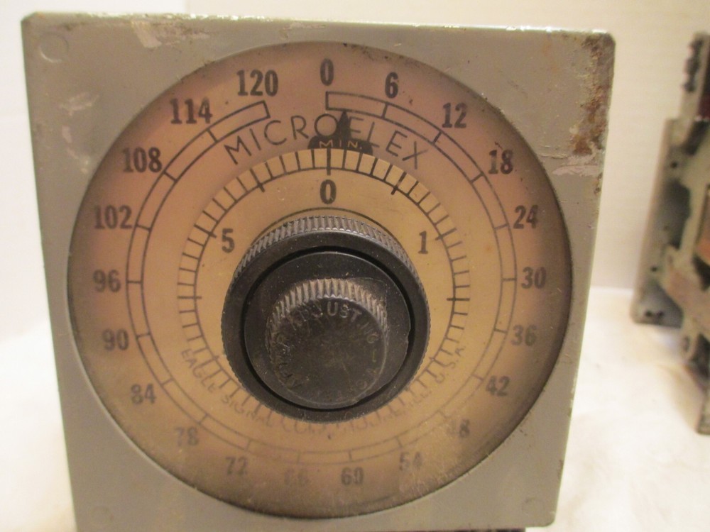 Lot of Two (2) Eagle Signal Microflex Timer HA45A6 and HA42AB (untested)