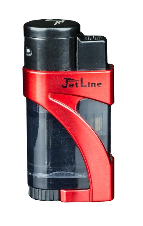 Jetline Phantom Triple Flame Lighter (Red)