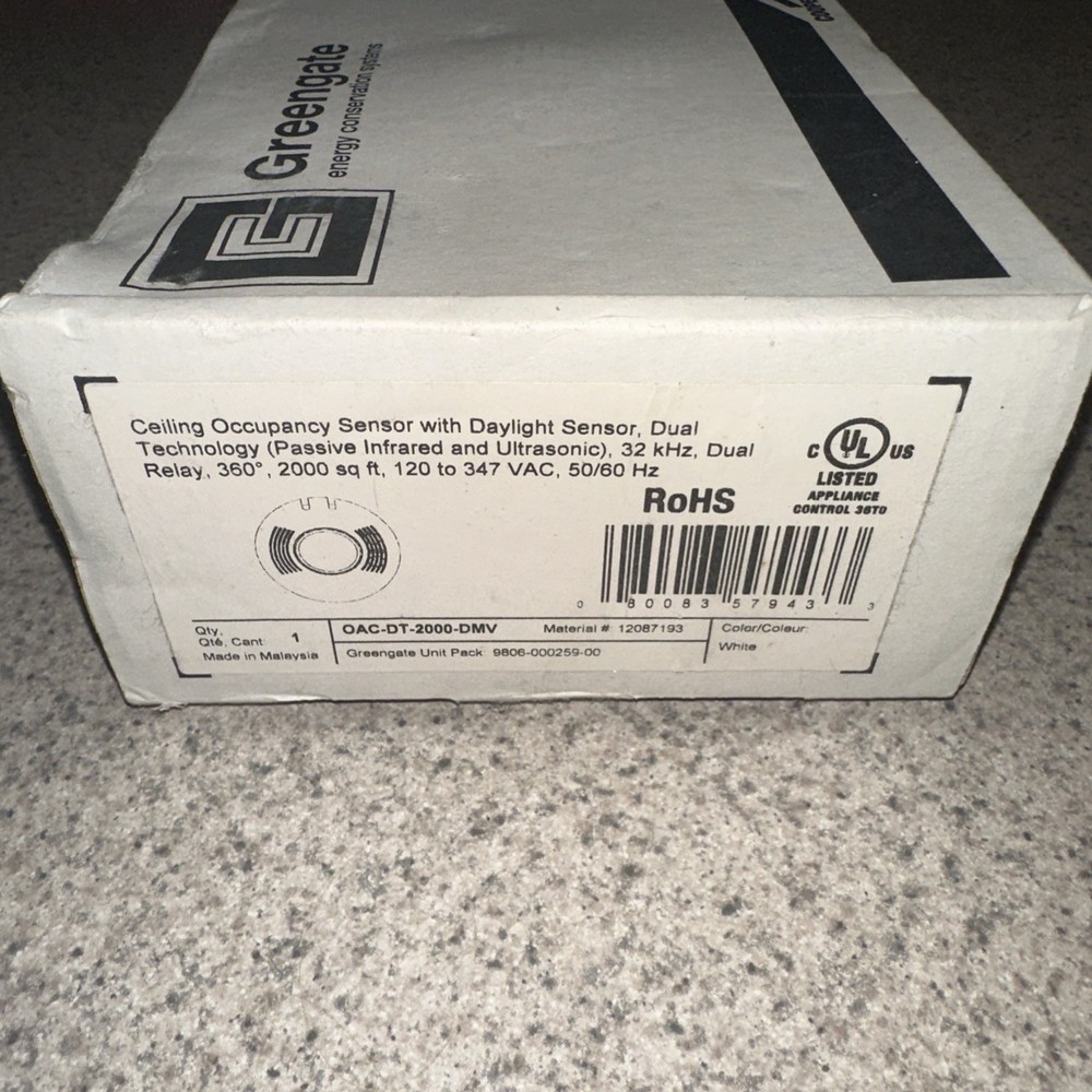 OAC-DT-2000-DMV ceiling occupancy sensor BY COOPER GREENGATE