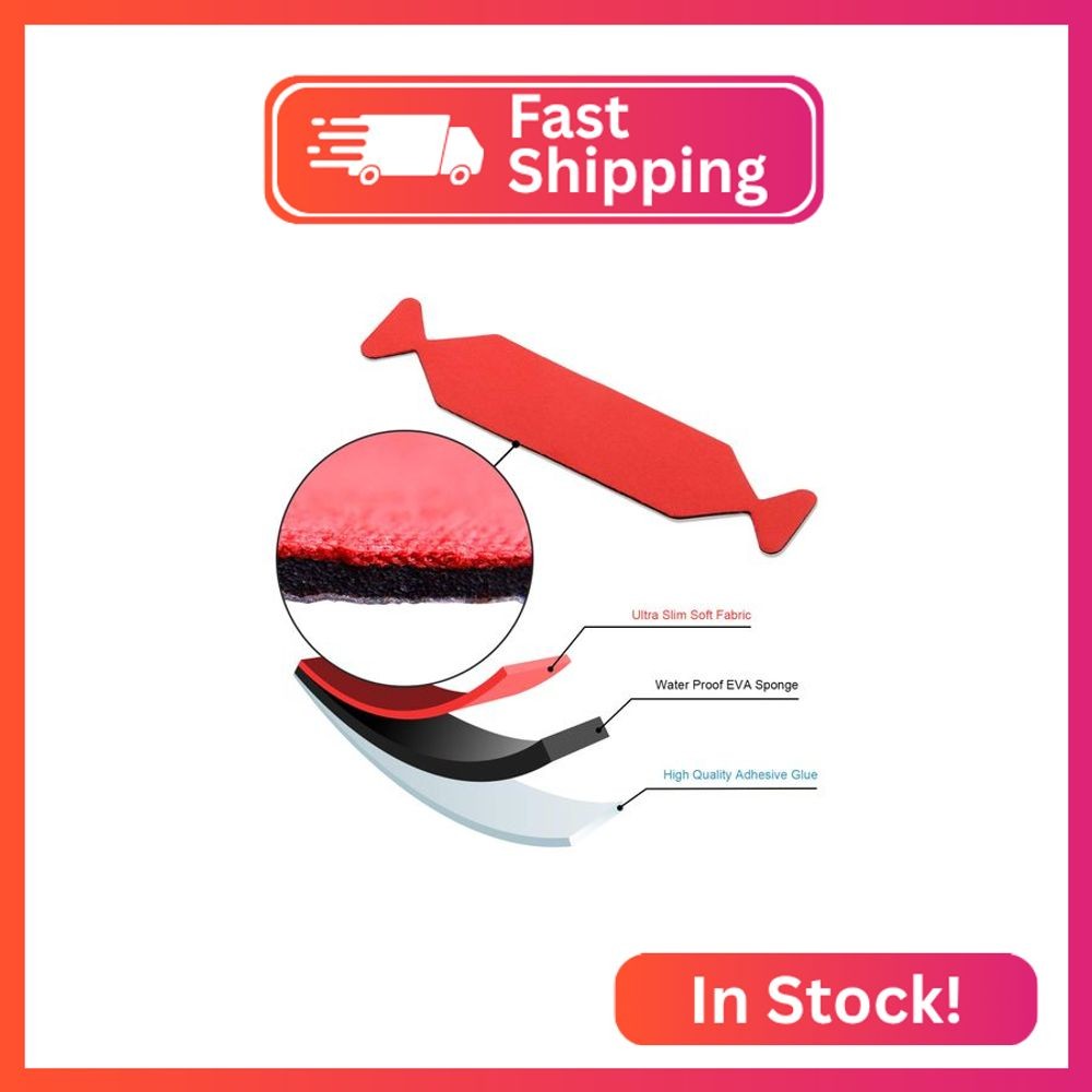 Gomake Squeegee Felt Buffer Vinyl Wraps Micro Fine Buffer Felt for 4 Inch Squeeg