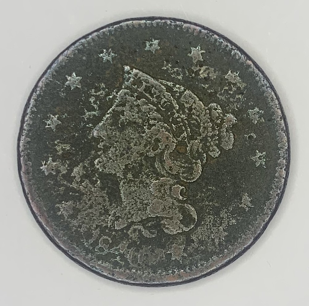 1840 BRAIDED HAIR  LARGE CENT