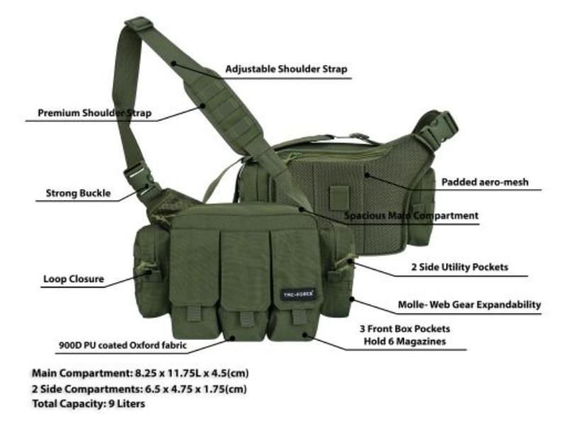 Tac-Force Tactical Bail Out Bag