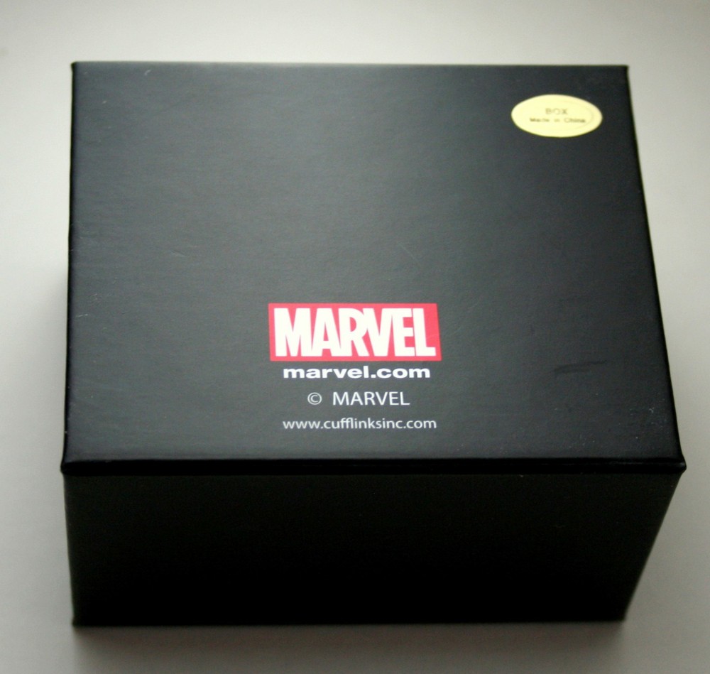 Marvel Comics Deadpool Face Metal Cuff Links New NOS + Gift Box