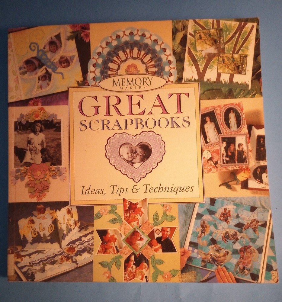 "Great Scrapbooks Ideas Tips & Techniques" Paperback Craft Book