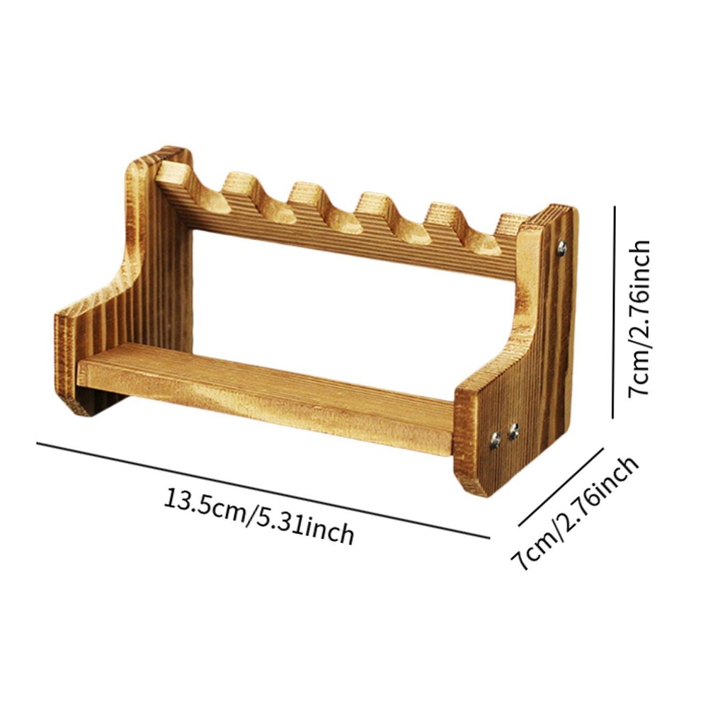 Wooden Model Storage Rack Easy Assembly Portable Decorative
