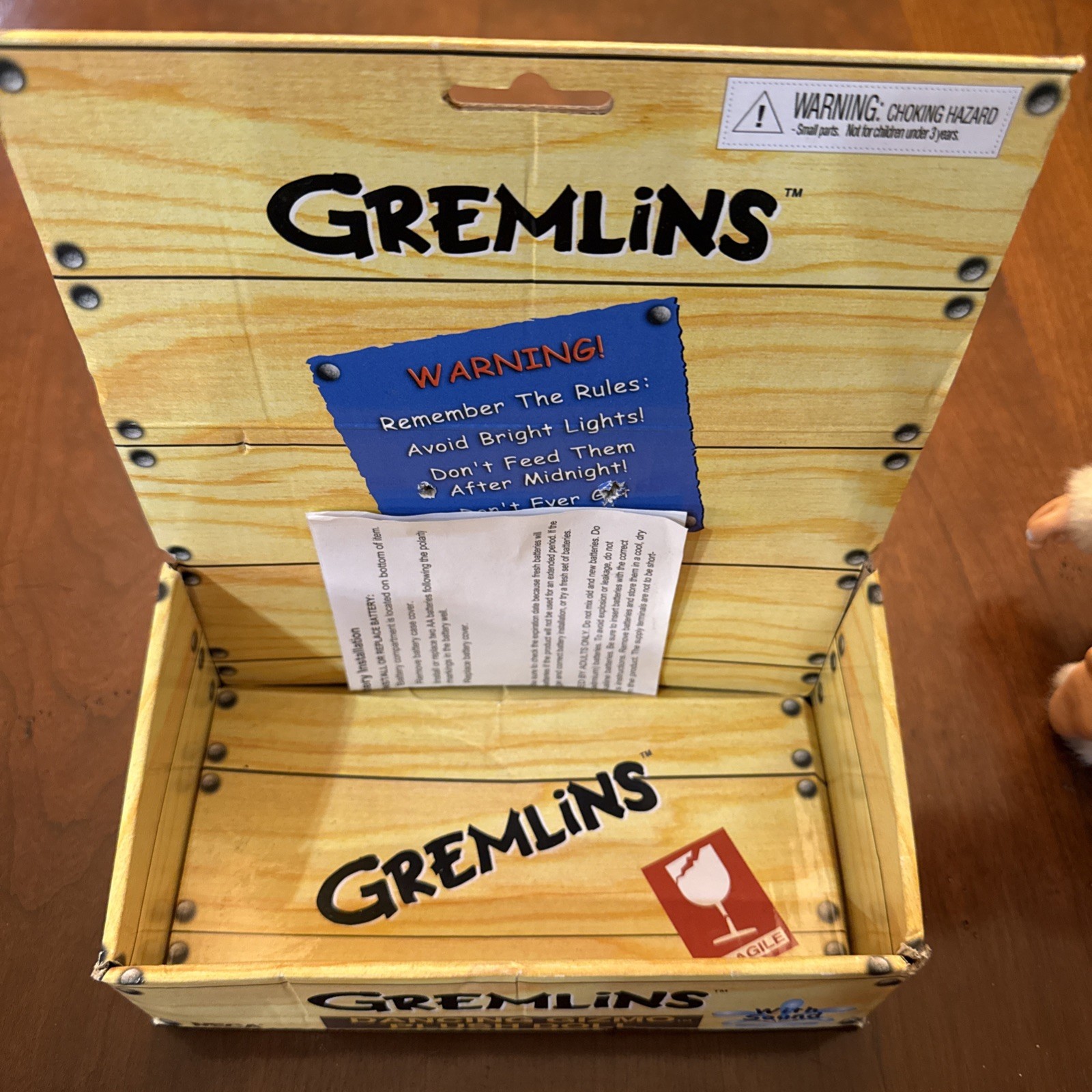 NECA Gremlins Dancing Gizmo Plush Doll With Sound 6"