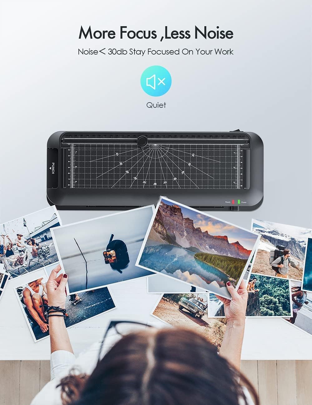 Plastificadora de 23 cm para profesores y el hogar: Plastificadora antiatascos t