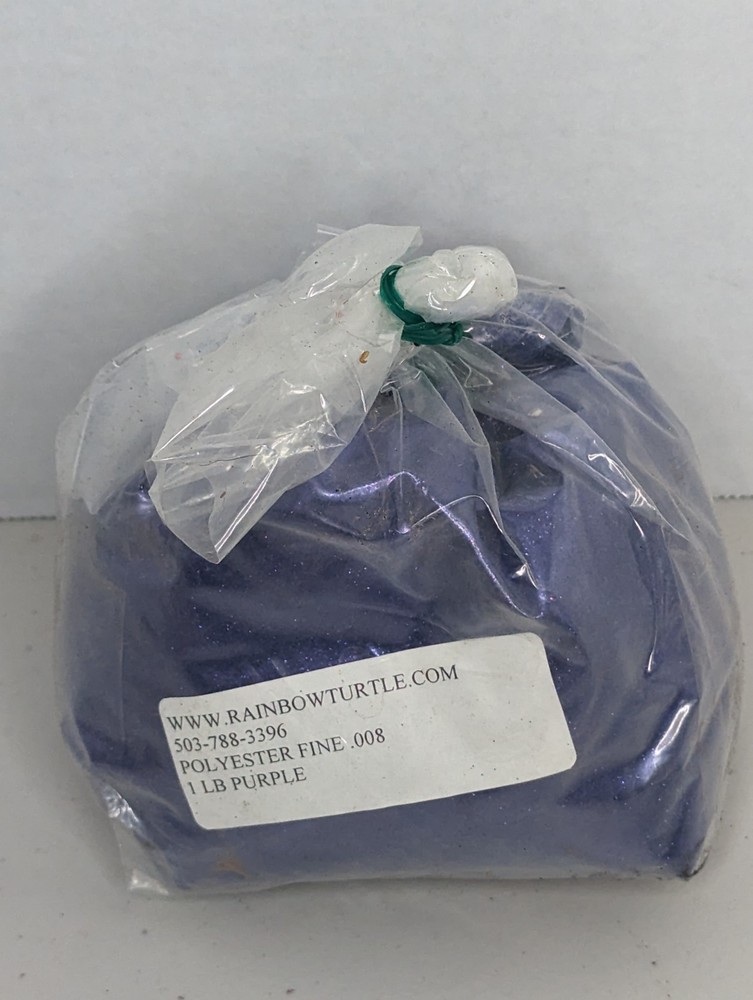 Rainbow Glitter Polyester Fine .008 1-lb Bag Purple