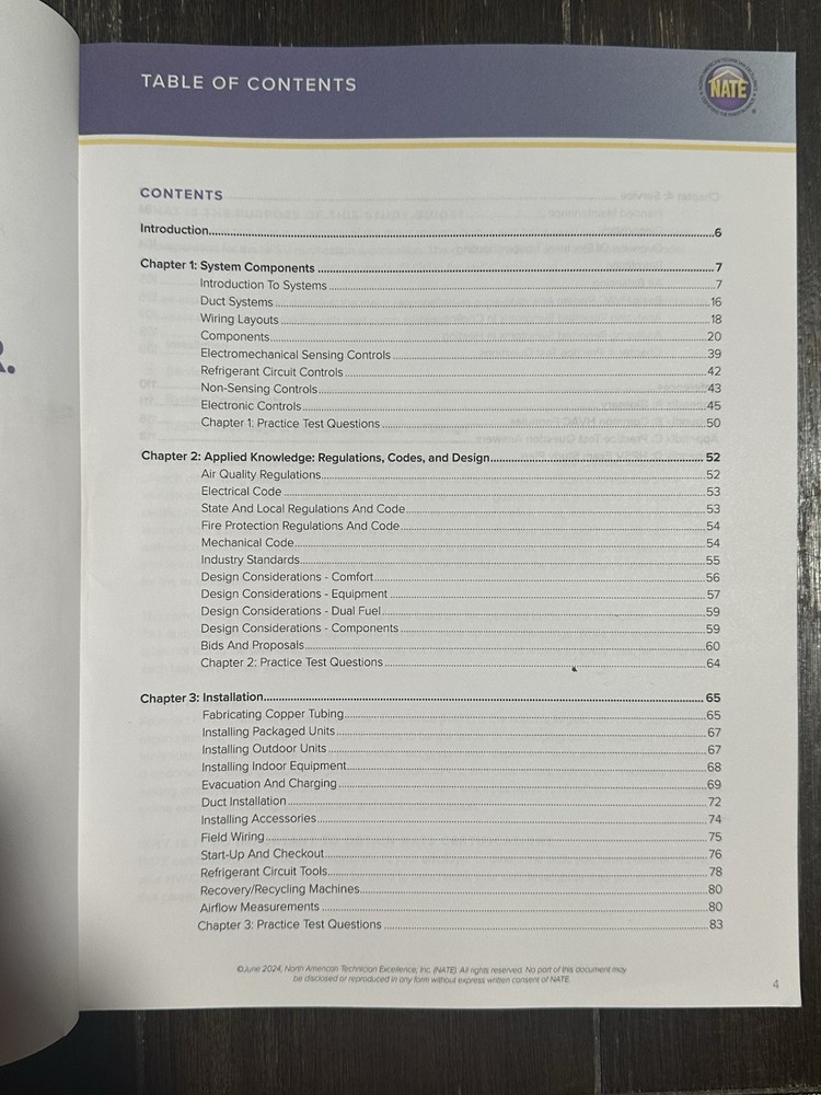 NATE HVAC Study Guide Bundle Core + Heat Pump Exam Prep Books Marked