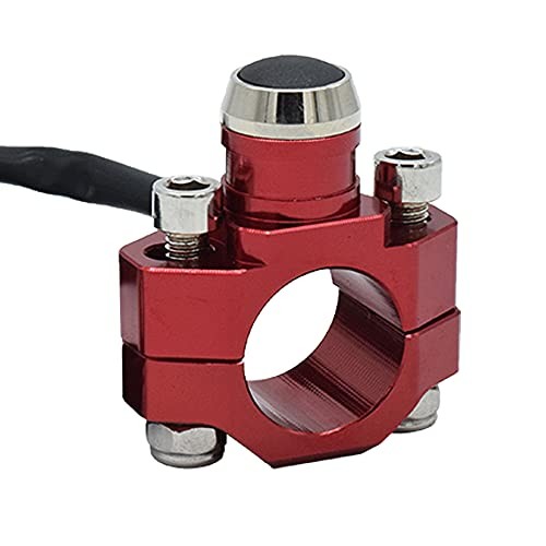 CNC Aluminum 7/8" Motorcycle Handlebar Control Horn Start Switch Button