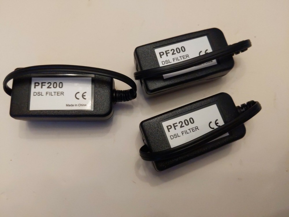 PF200 DSL Phone Line Filter Adapter * 3 + 1 PS200 DSL