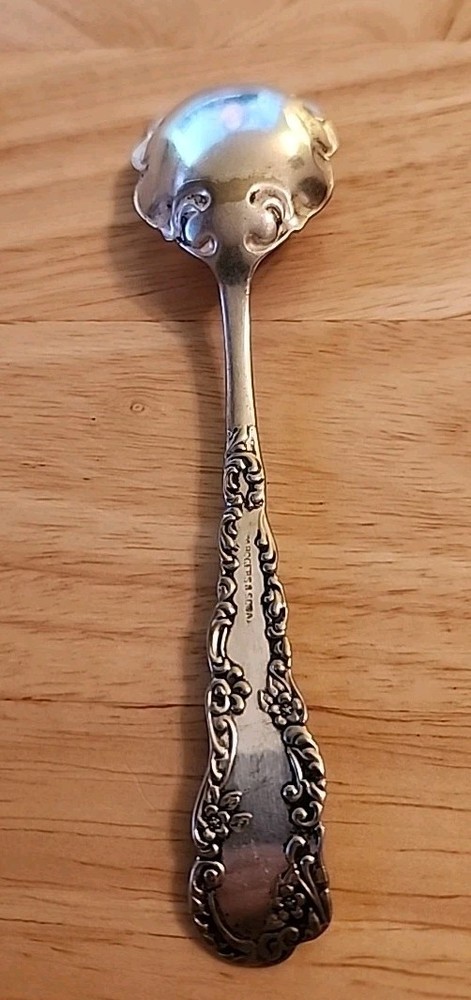 1894 Florida Pattern Sugar Shell Spoon - 5 3/4" ' Int Silver