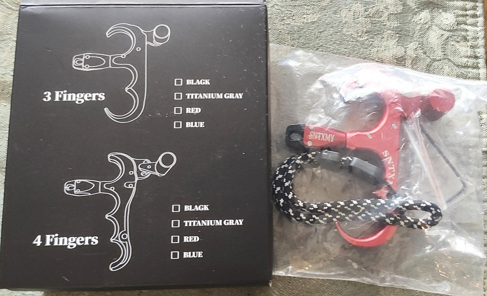 Compound Bow Release Aid | 360° Rotating Thumb Release & 3-Finger Archery Rel...
