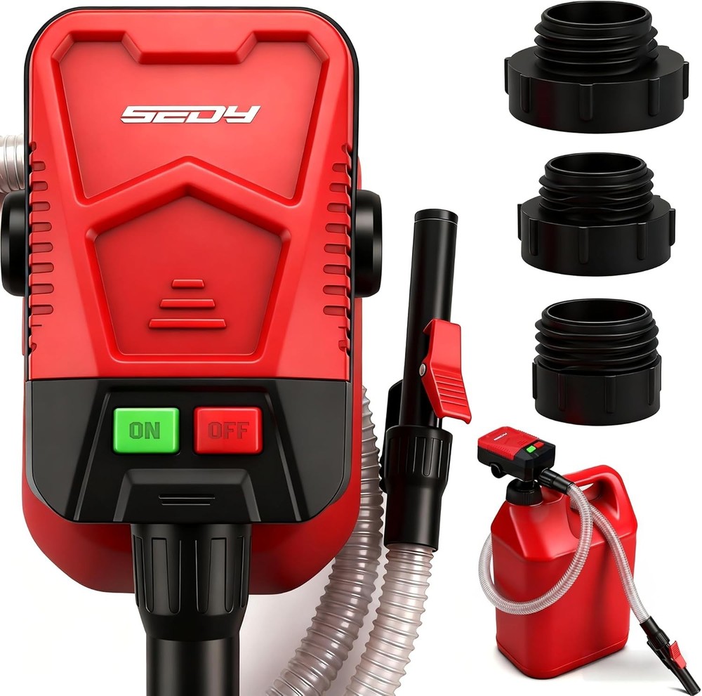 Automatic Fuel Transfer Pump with Auto-Stop Sensor – 3.2 GPM & 48” Hose