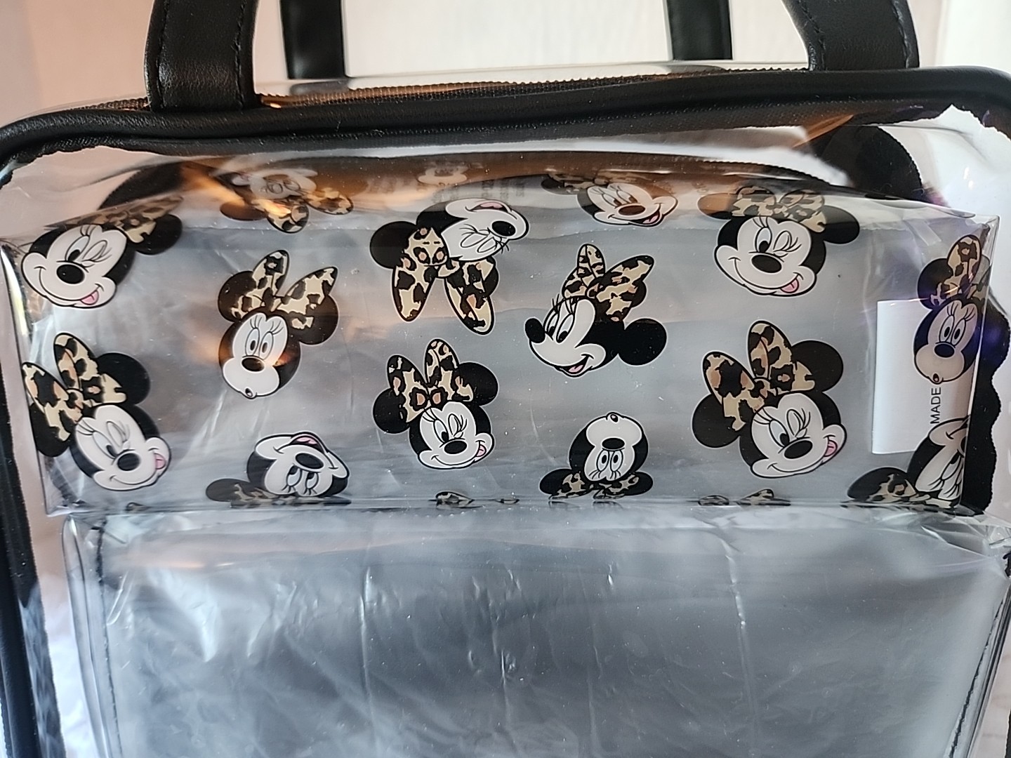 3 Piece Disney Minnie Mouse Travel Make-up Cosmetic Bag Set. PMK. +ZipperCharm