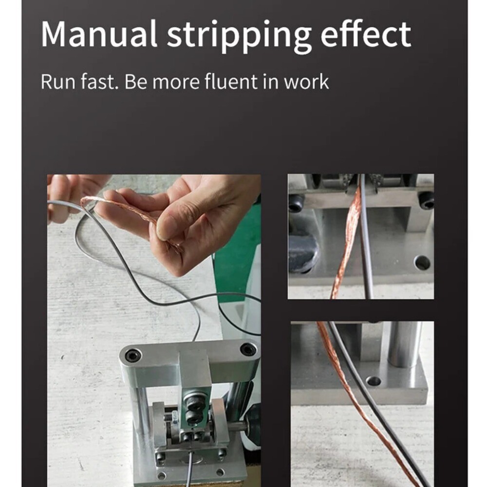 Portable Wire Edm Machine Electric Wire Puller Peeling Automatic Scrap Peeling