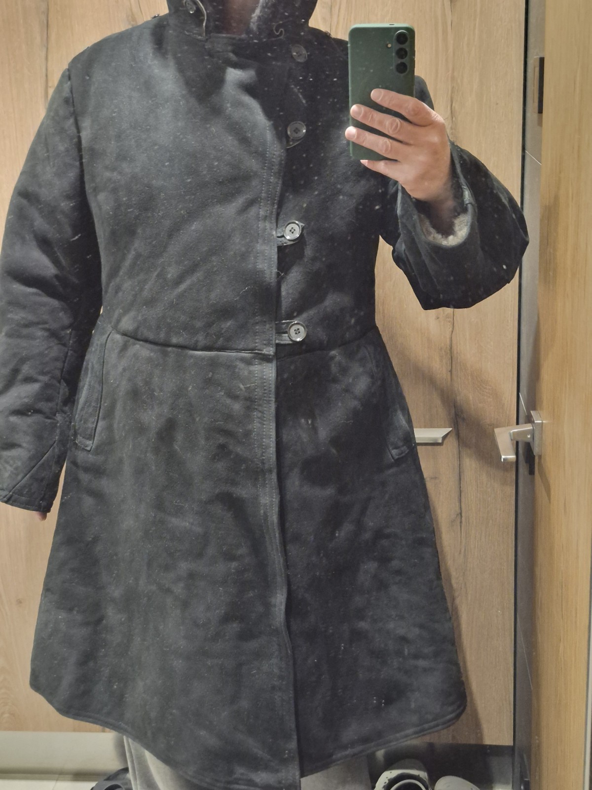 VTG Soviet Army Uniform Military Sheepskin Coat Bekesha Tulup Shearlin 58/3 NEW