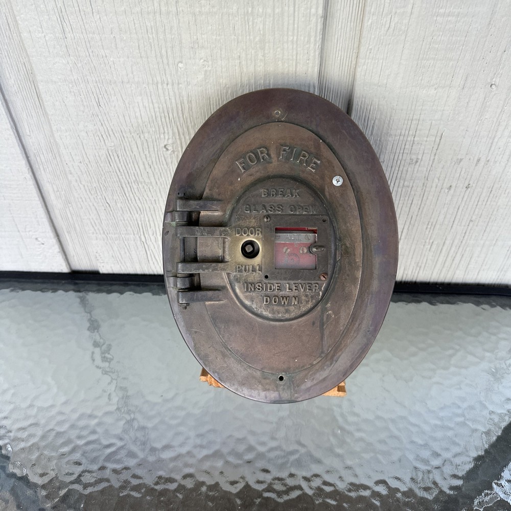Vintage Fire Alarm Pull Apparatus Pull Station