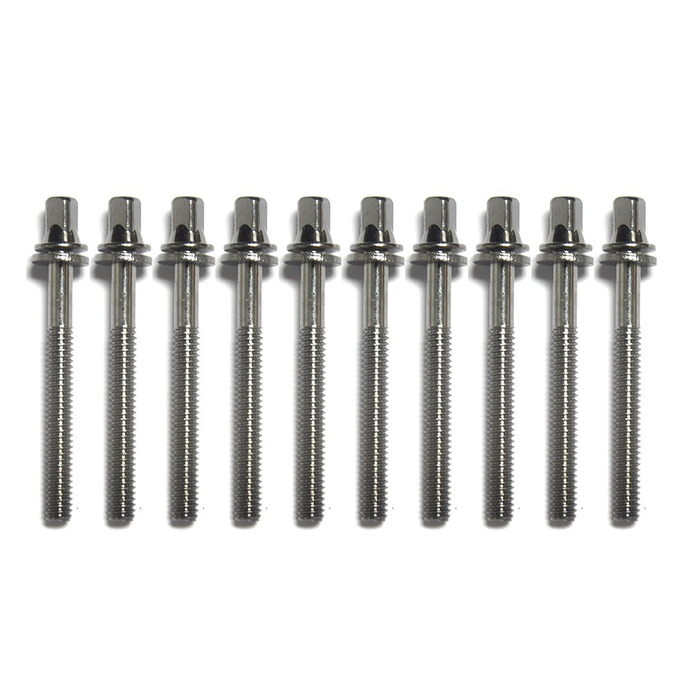 12Pcs Drum Tension Rods 50mm/2in With Washers Thread Diameter 7/32''