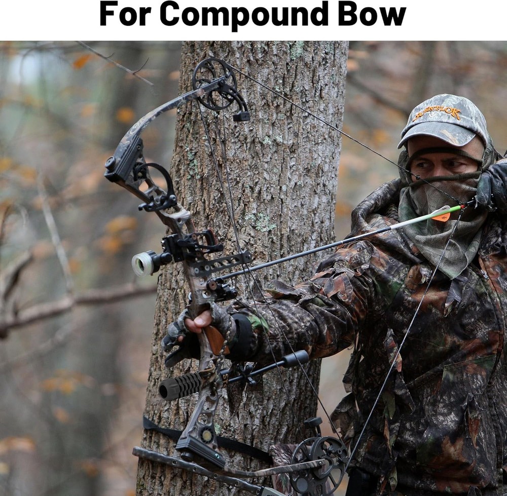 Compound Bow Stabilizer, Rubber Bow Stabilizer for Recurve Bow Hunting Shooting