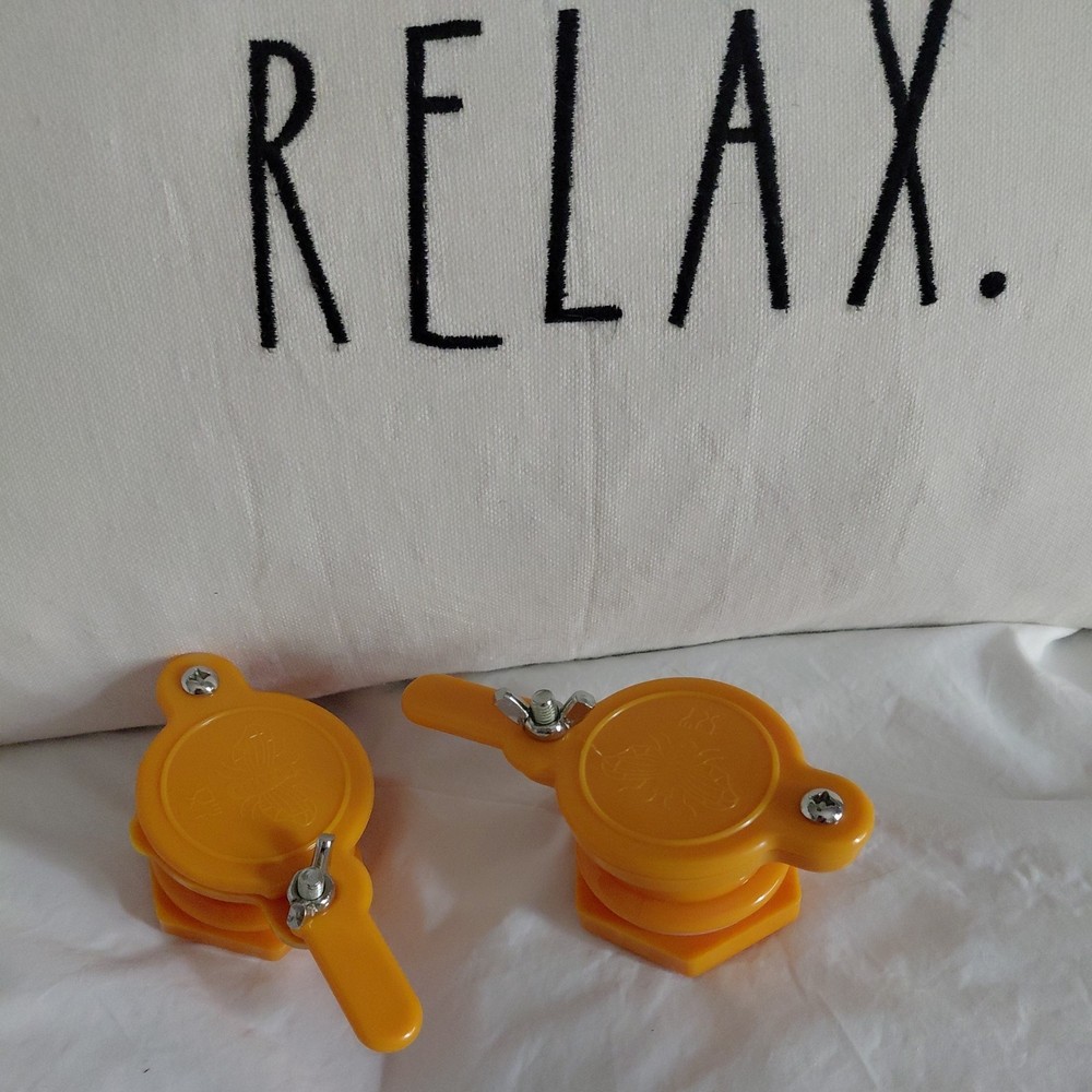 2 Honey Gate Valves For Extracting