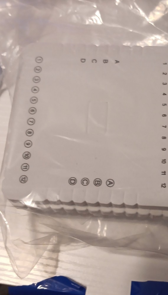 Foam Weaving Loom Thread Holders with Numbered Slots for Craft Projects